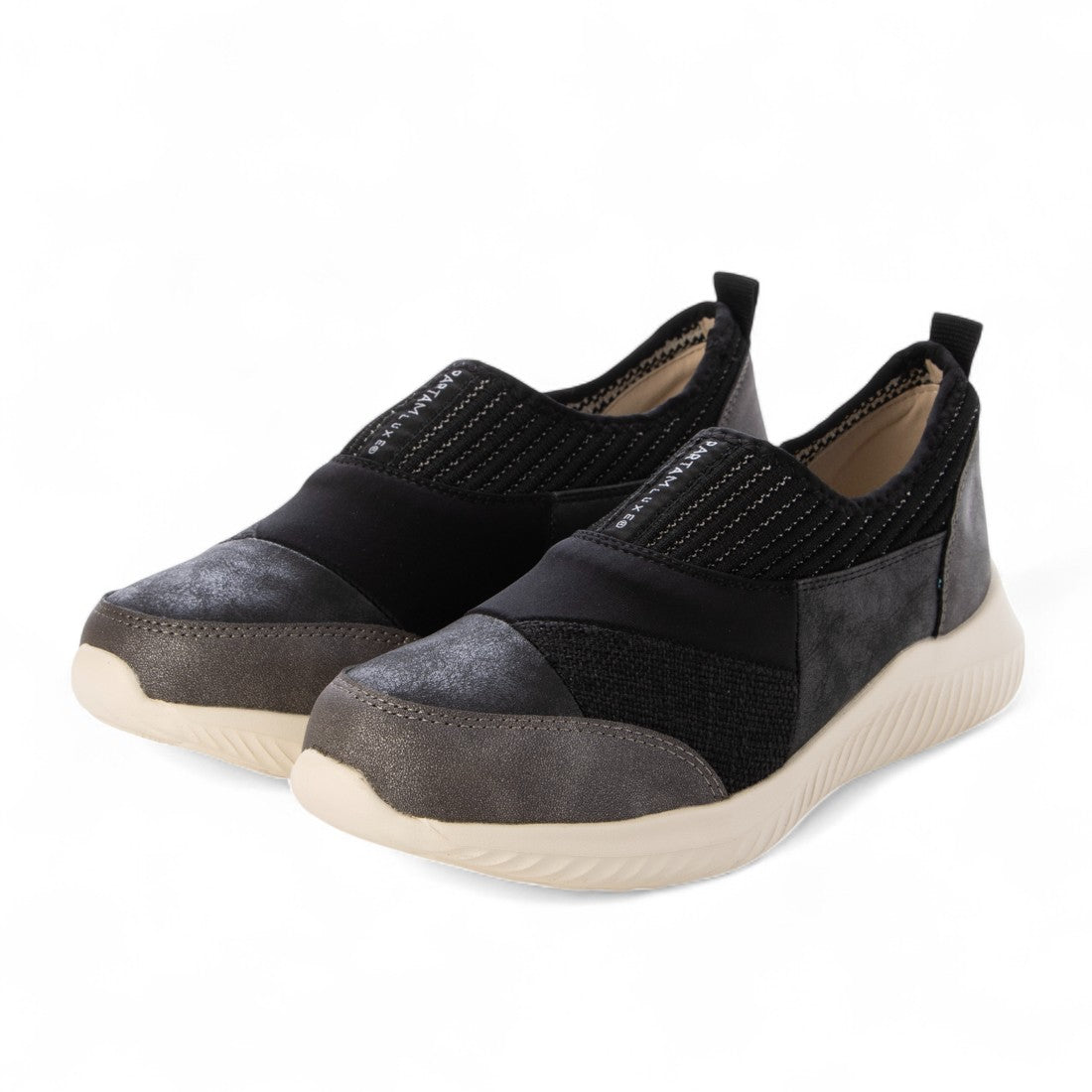 ハッシュド コーデ Hashed Coorde スリッポン （クロ） クロ