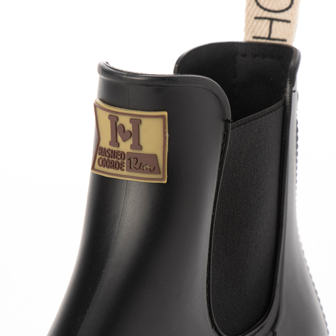 Hashed Coorde Rain Shoes