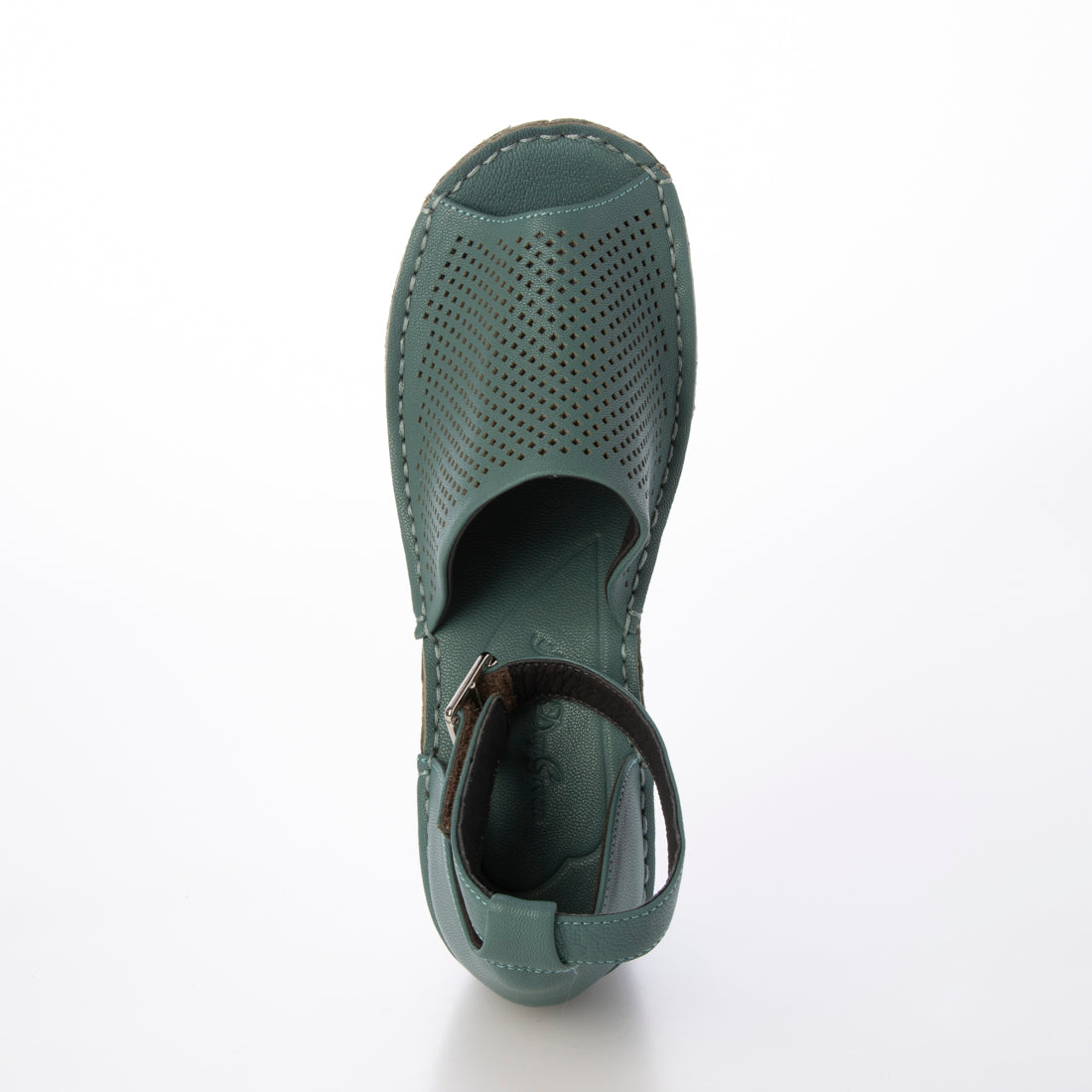 Hina Day green Thick-soled Neck Strap Sandals