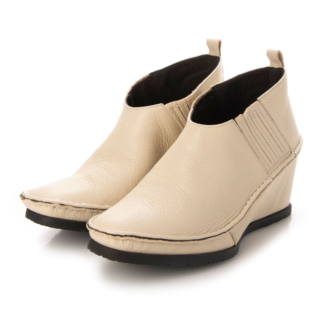 ヒナ デイ グリーン Hina Day Green オトナ ウェッジソール ブーティ （ベージュ） ベージュ