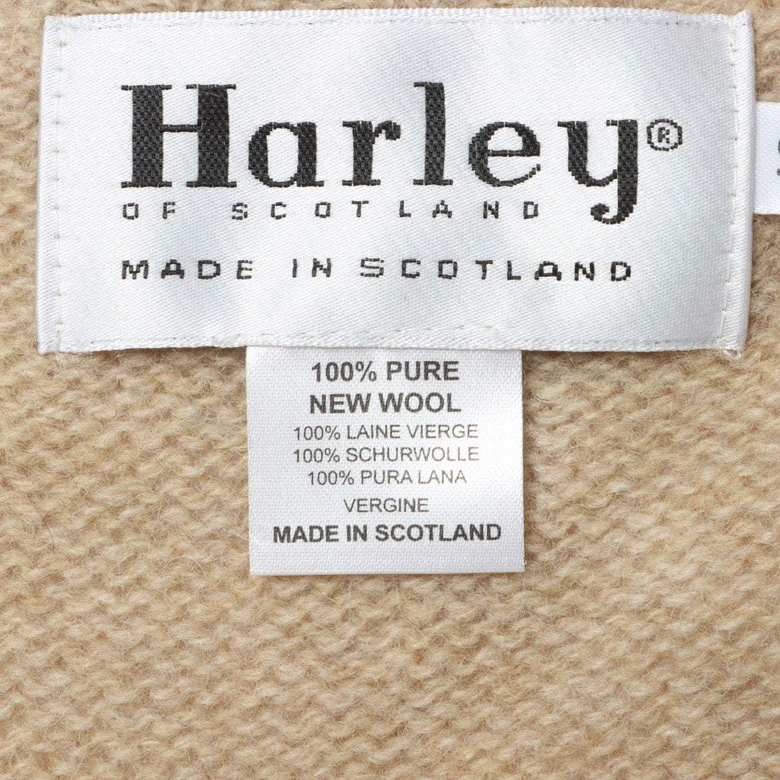ハーレーオブスコットランド Harley of scotland クルーネック シャギーセーター （VELLUM） VELLUM