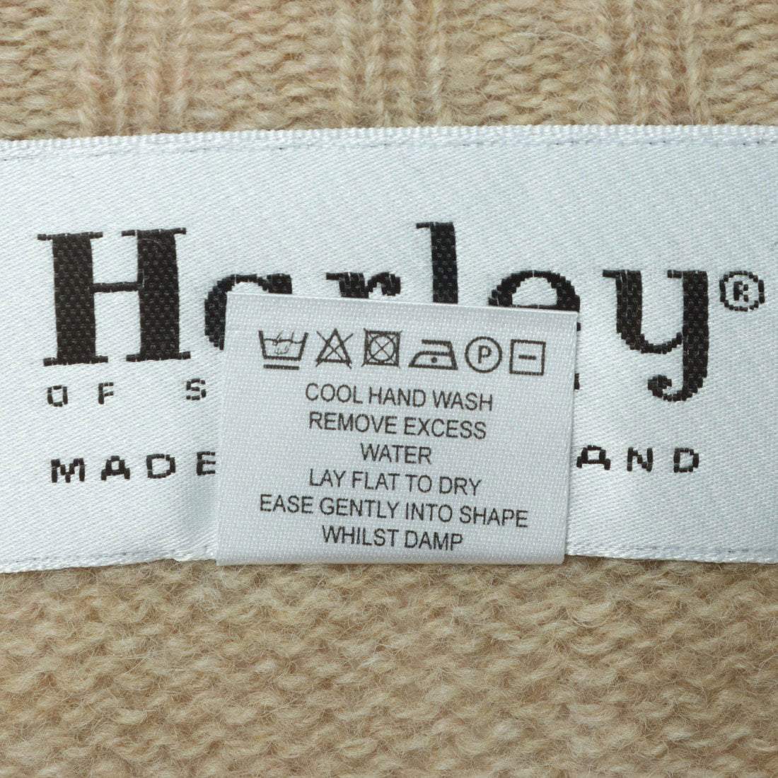 ハーレーオブスコットランド Harley of scotland クルーネック シャギーセーター （VELLUM） VELLUM