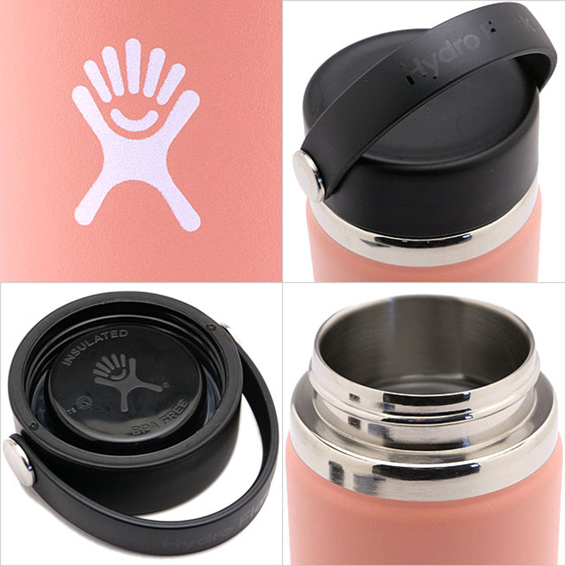 ハイドロフラスク Hydro Flask HYDRATION 16oz WIDE MOUTH Grapefruit [8900150044251]【返品不可商品】 （Grapefruit） Grapefruit