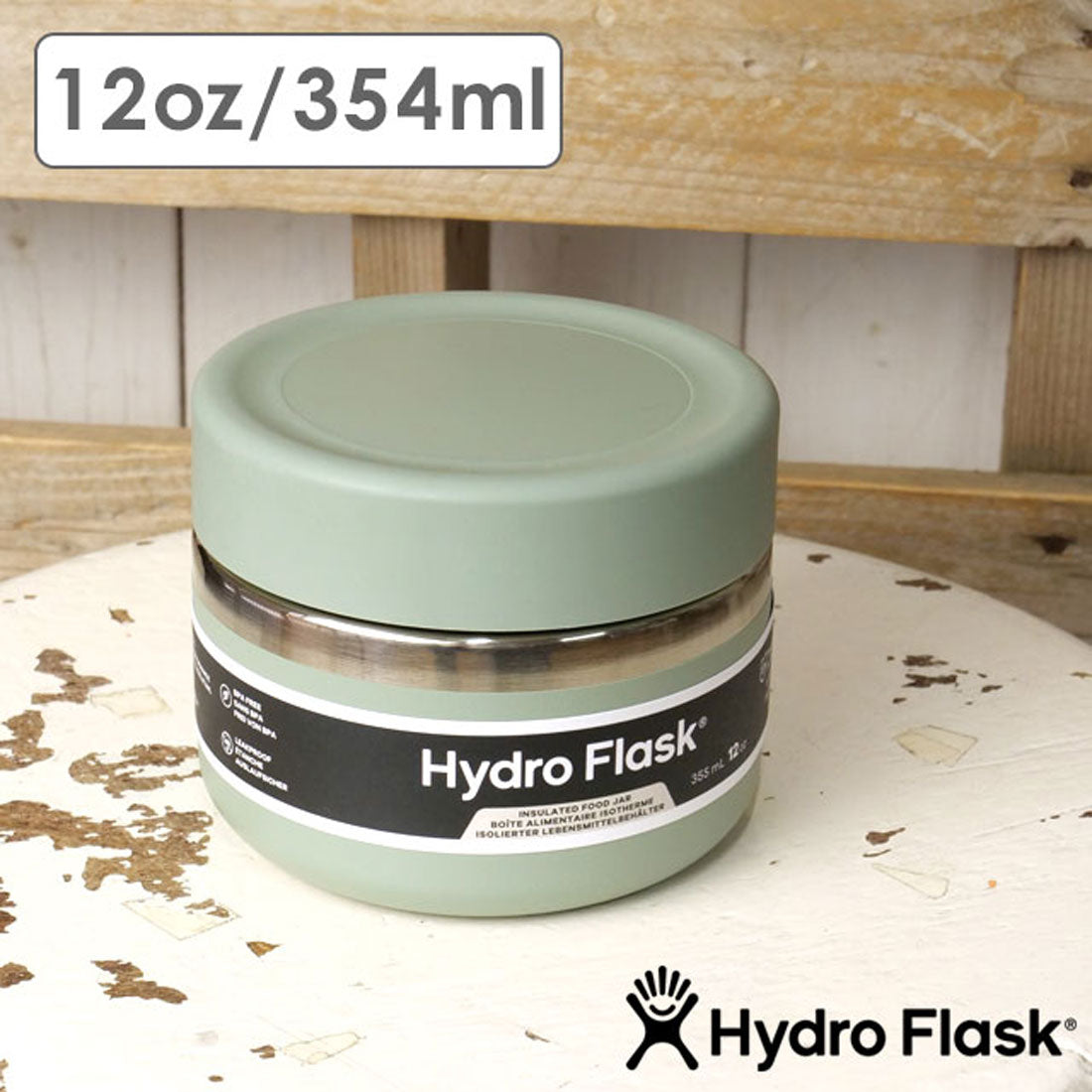 ハイドロフラスク Hydro Flask FOOD 12oz FOOD JAR Agave [8900570126241]【返品不可商品】 （Agave） Agave