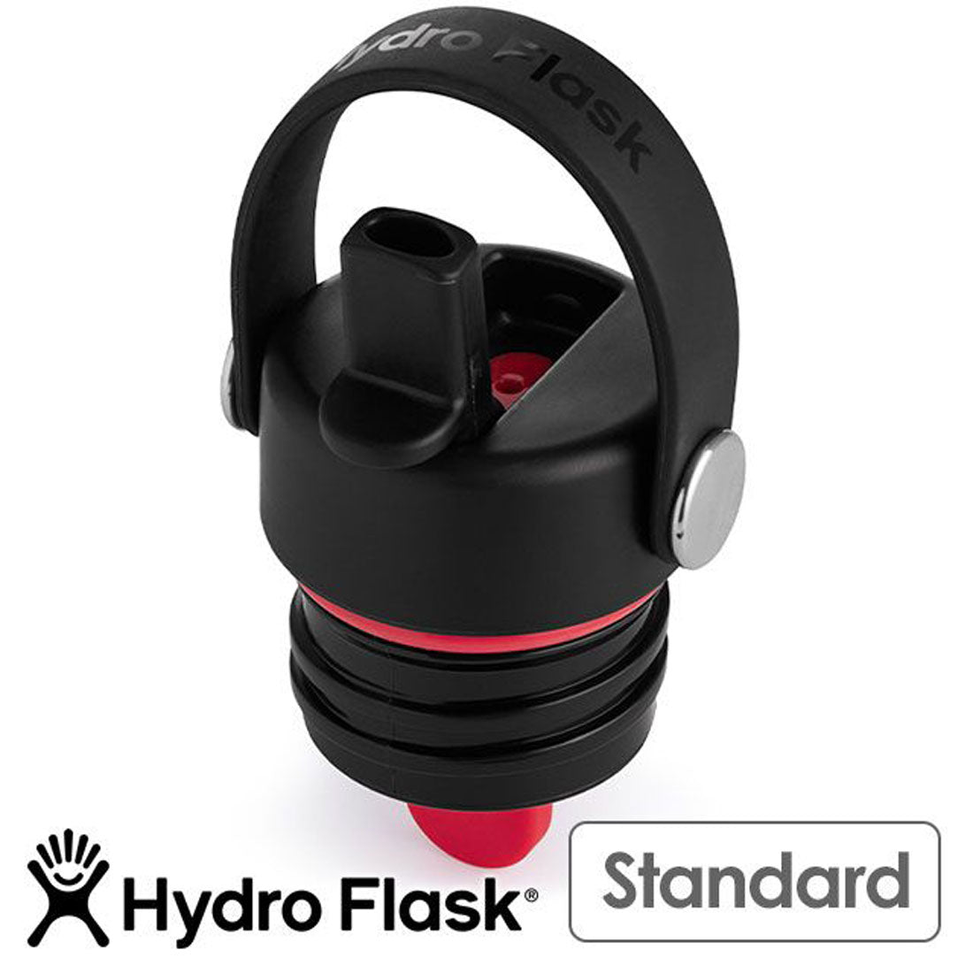 ハイドロフラスク Hydro Flask STANDARD MOUTH FLEX STRAW CAP [89011800] （ブラック） ブラック