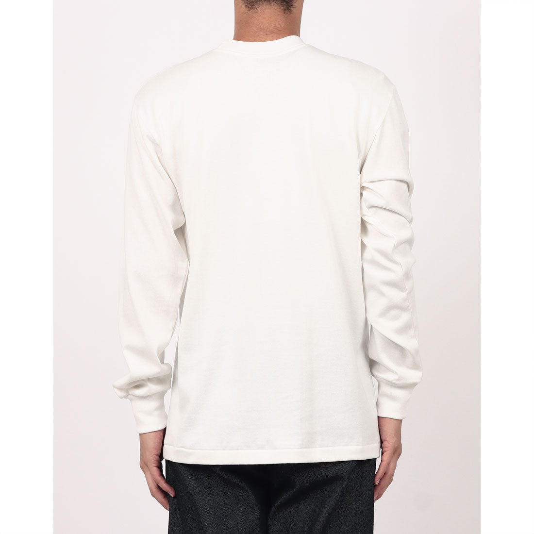 ヘインズ Hanes HANES SHIRO クルーネック ロング Tシャツ （ホワイト） ホワイト