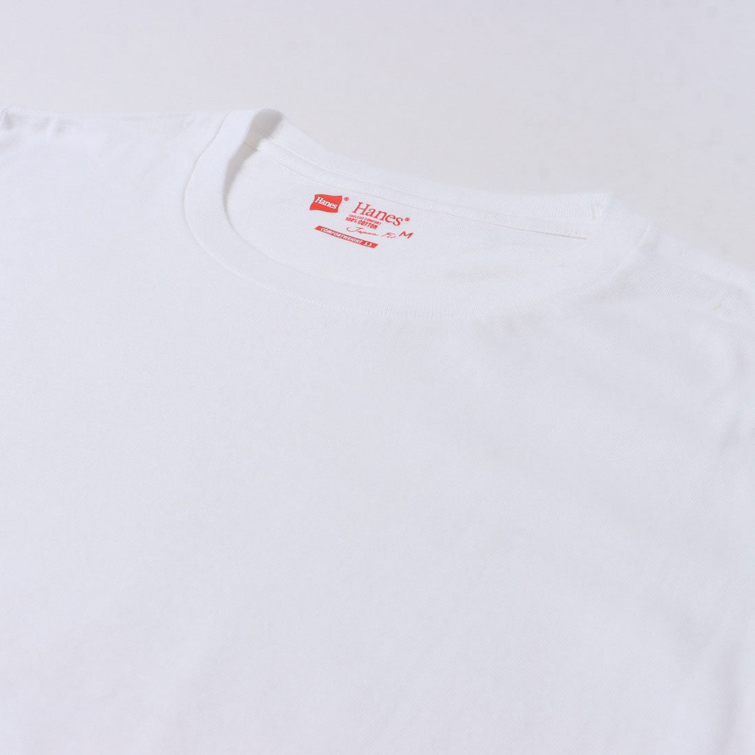 ヘインズ Hanes HANES JAPANFIT クルーネック ロング Tシャツ アソート （ホワイト） ホワイト