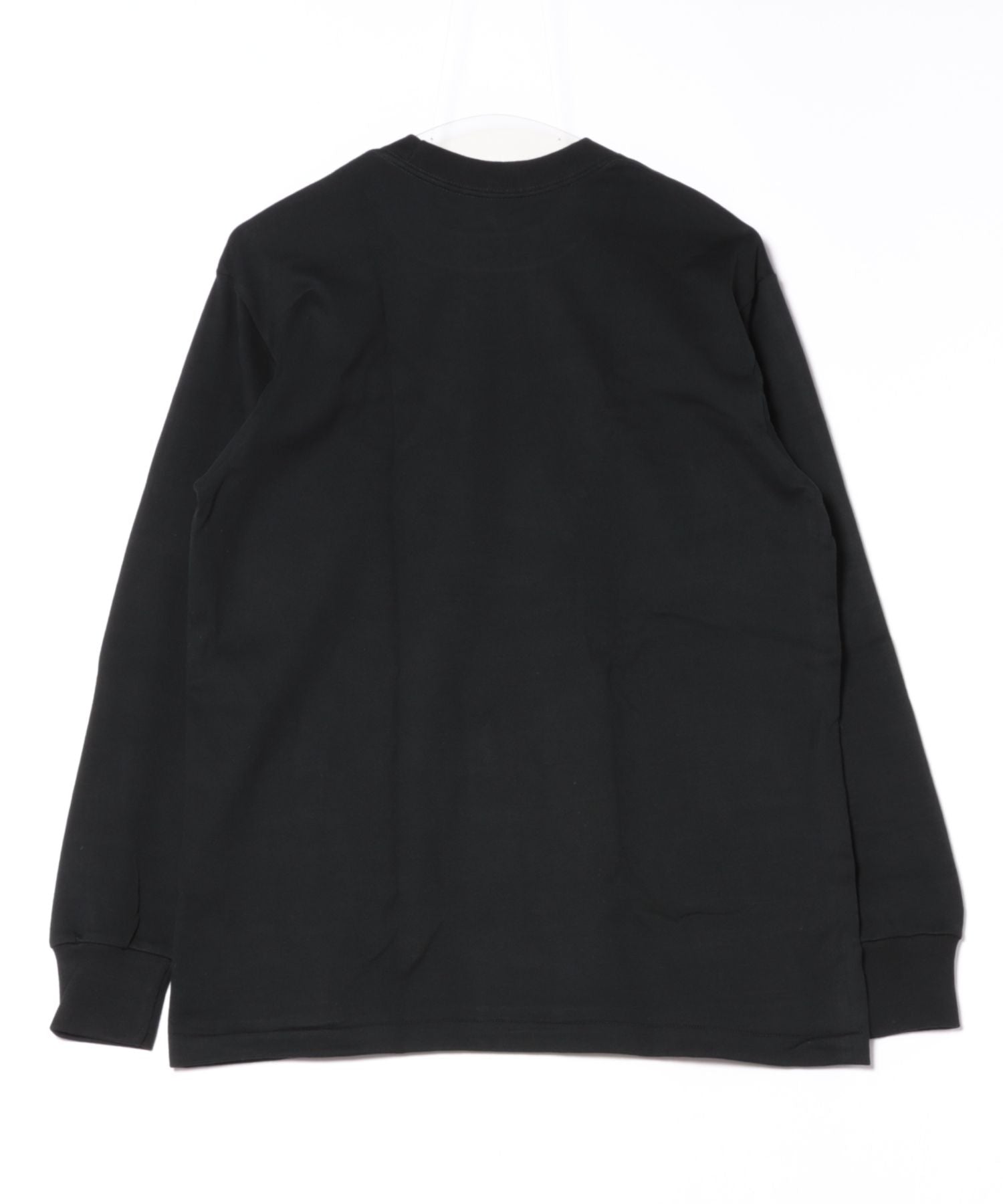 ヘインズ Hanes KURO クルーネックロングスリーブTシャツ （ブラック） ブラック