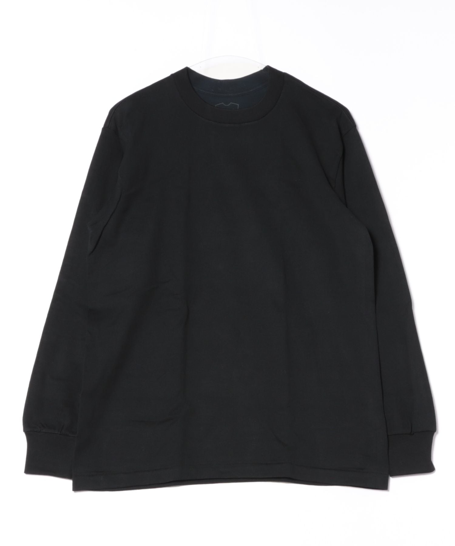 ヘインズ Hanes KURO クルーネックロングスリーブTシャツ （ブラック） ブラック
