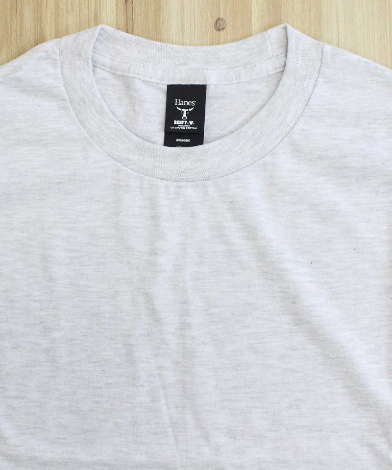 ヘインズ Hanes ビーフィーT BEEFY-T 無地 クルーネック 半袖 Tシャツ ヘビーウェイト 綿100％ コットン トップス メンズ ブランド （1-ホワイト） 1-ホワイト