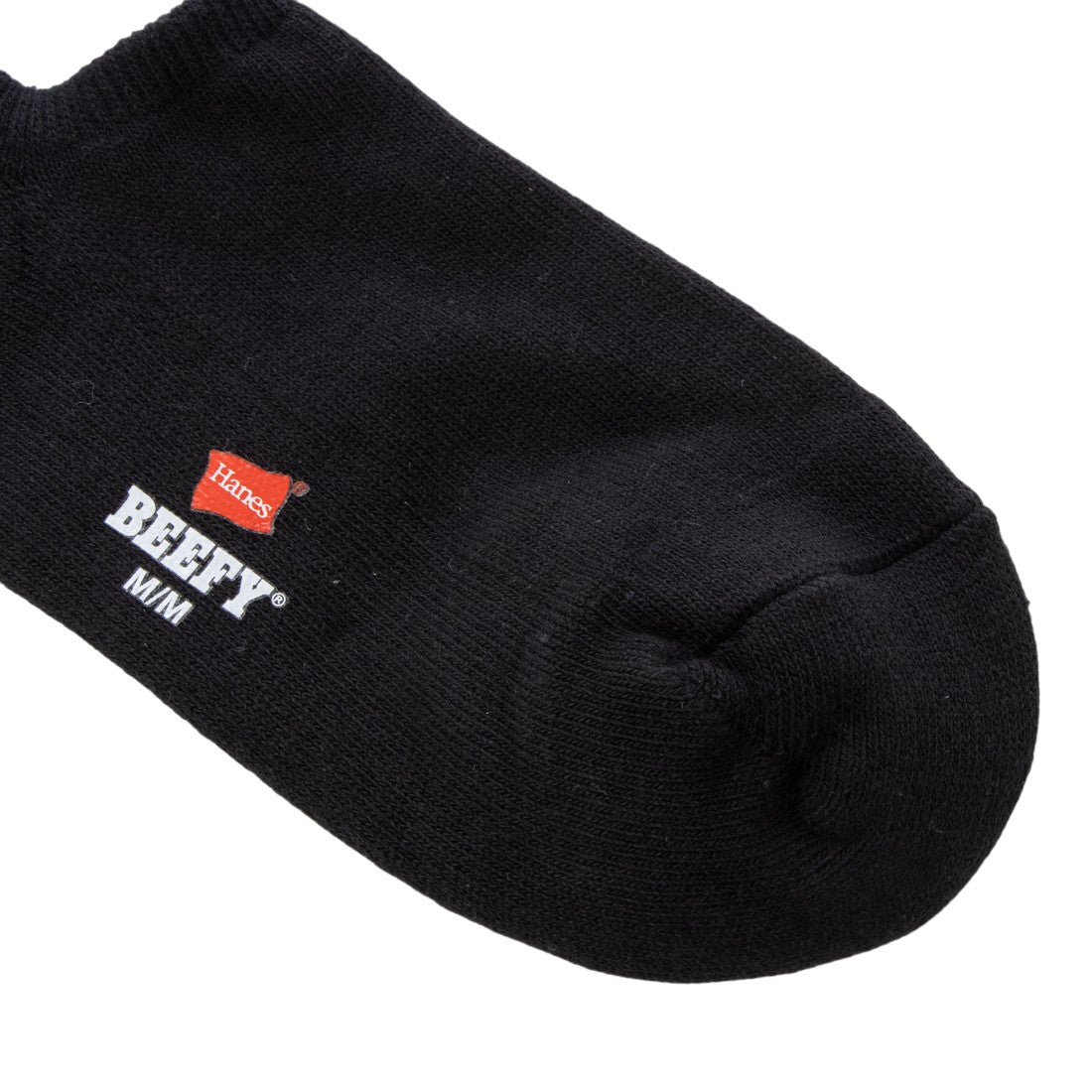 ヘインズ Hanes BEEFY 2P ショートソックス 靴下 2足組 Hanes ヘインズ ベーシック ビーフィー タフ （ブラック） ブラック