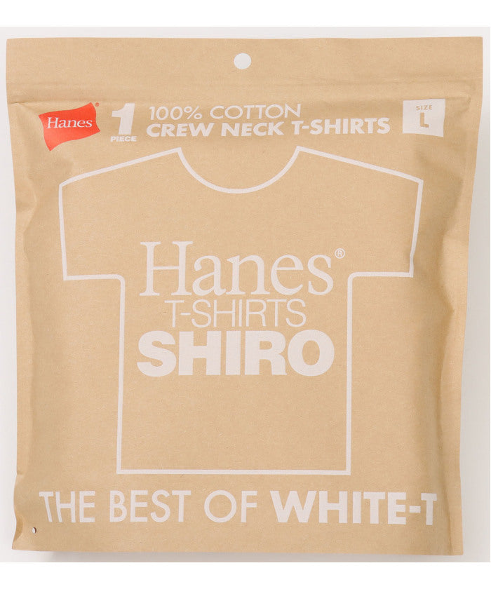 ヘインズ Hanes Hanes ヘインズ シロ クルーネックTシャツ TーSHIRTS SHIRO 半袖 トップス コットン H （ホワイト） ホワイト