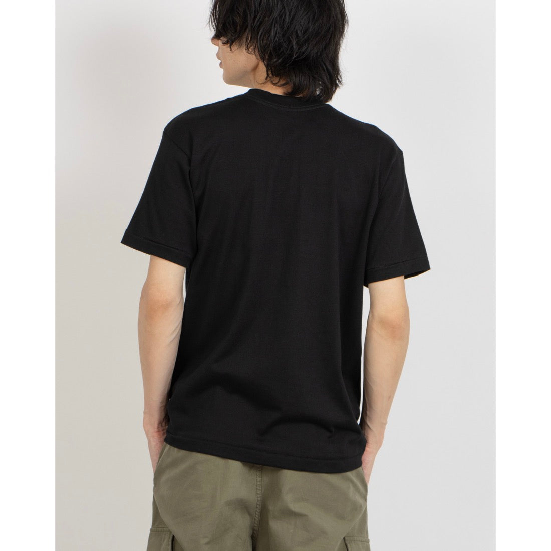 ヘインズ Hanes KURO クルーネックTシャツ HM1-B201 （ブラック） ブラック