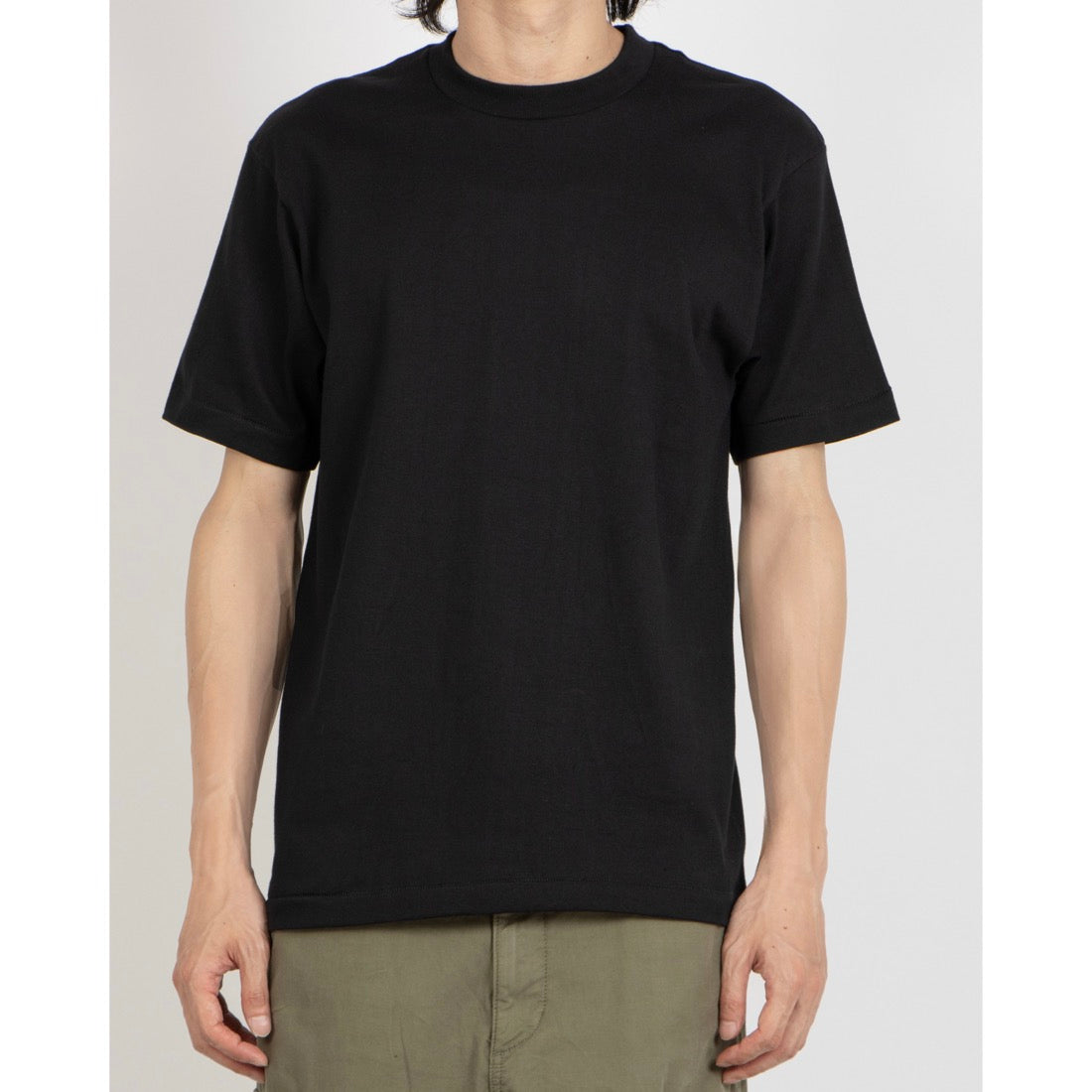 ヘインズ Hanes KURO クルーネックTシャツ HM1-B201 （ブラック） ブラック