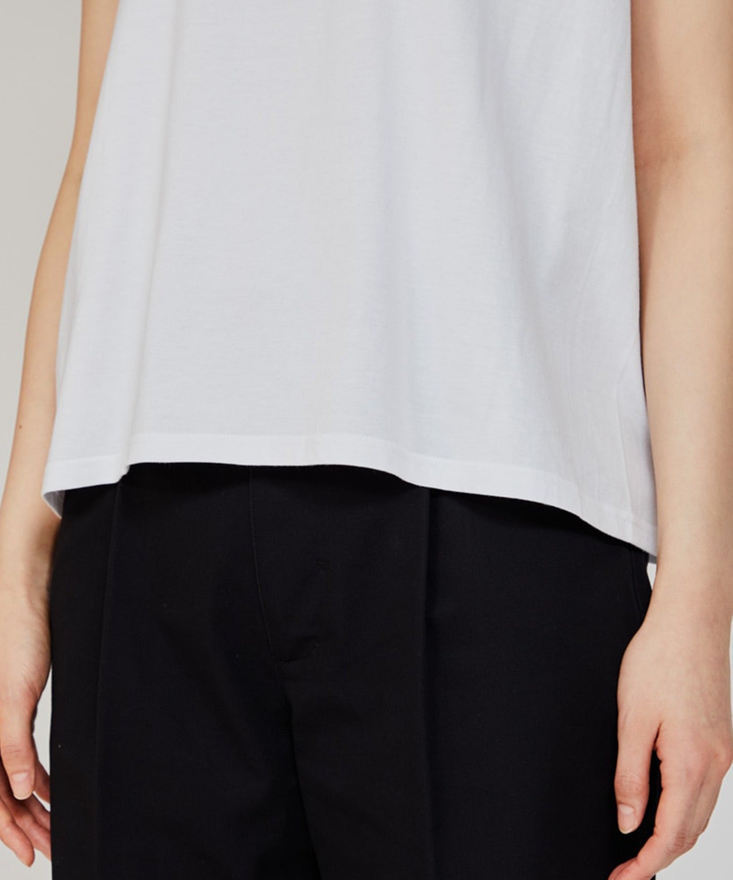 ヘインズ Hanes 【Hanes】キャップスリーブ HW1-B103 （ホワイト） ホワイト