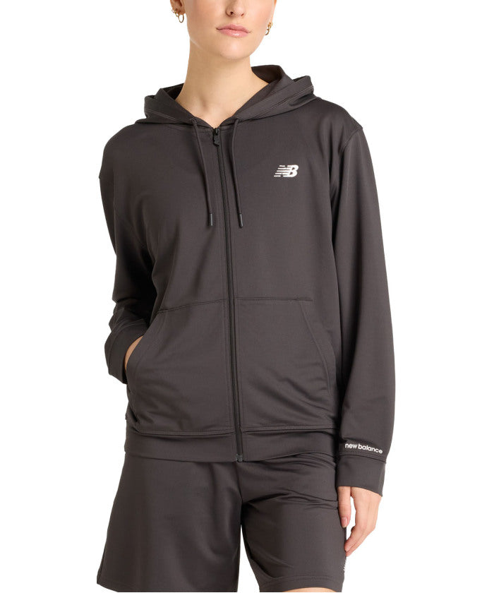 ヘインズ Hanes ニューバランス New Balance ライトフレンチテリーフルジップジャケット  AWJ51504 （BLK ブラックセメント） BLK ブラックセメント