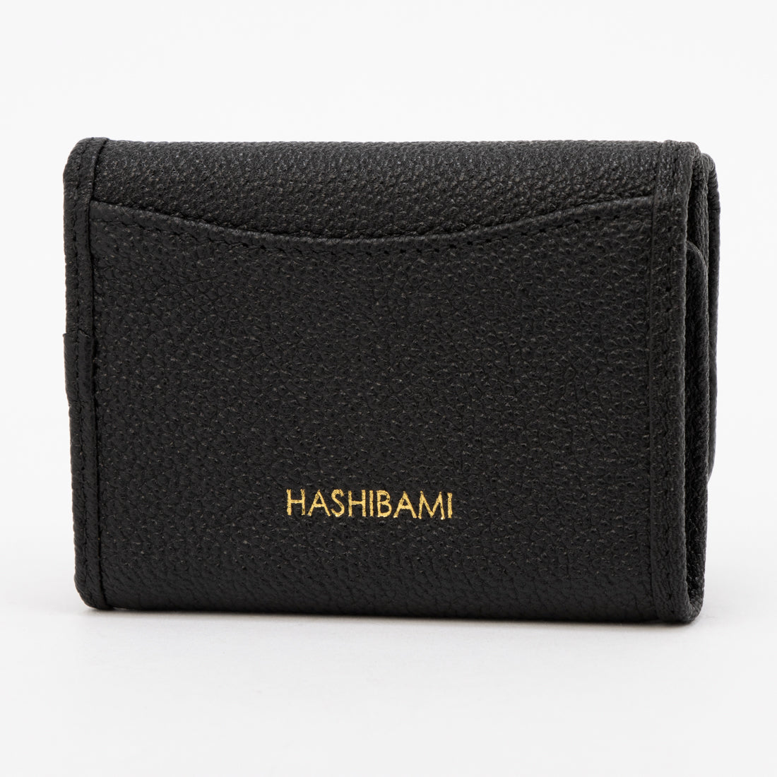 ハシバミ HASHIBAMI レザーリボン 3つ折り財布 （ブラック） ブラック