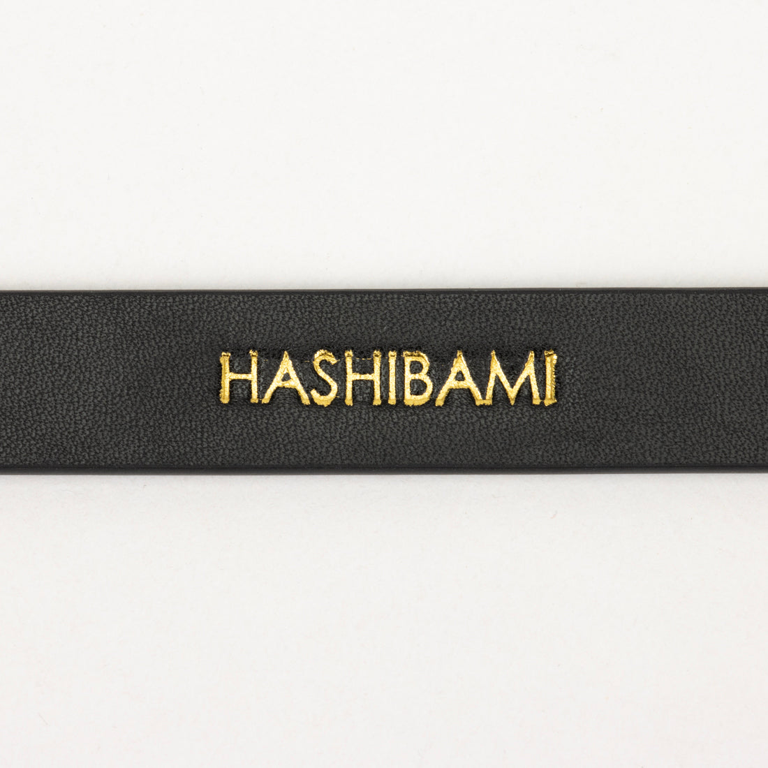ハシバミ HASHIBAMI エイチビー 15mm レザーベルト （ブラック） ブラック