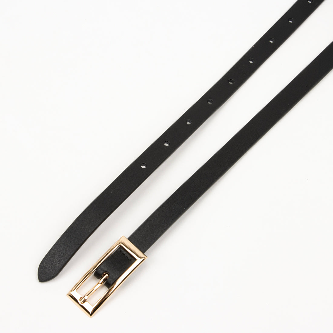 ハシバミ HASHIBAMI エイチビー 15mm レザーベルト （ブラック） ブラック