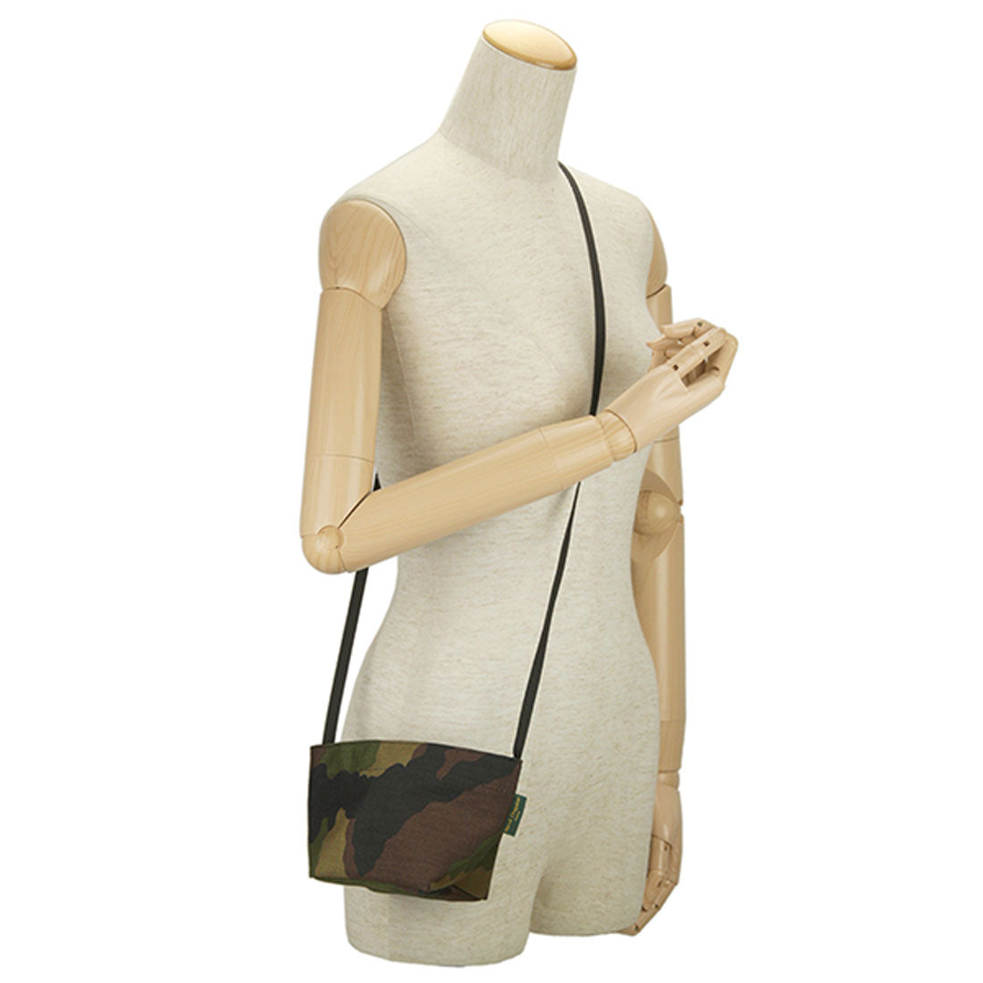 Herve Chapelier Shoulder Bag Accessories Boat-shaped Mini Tote XS Camo