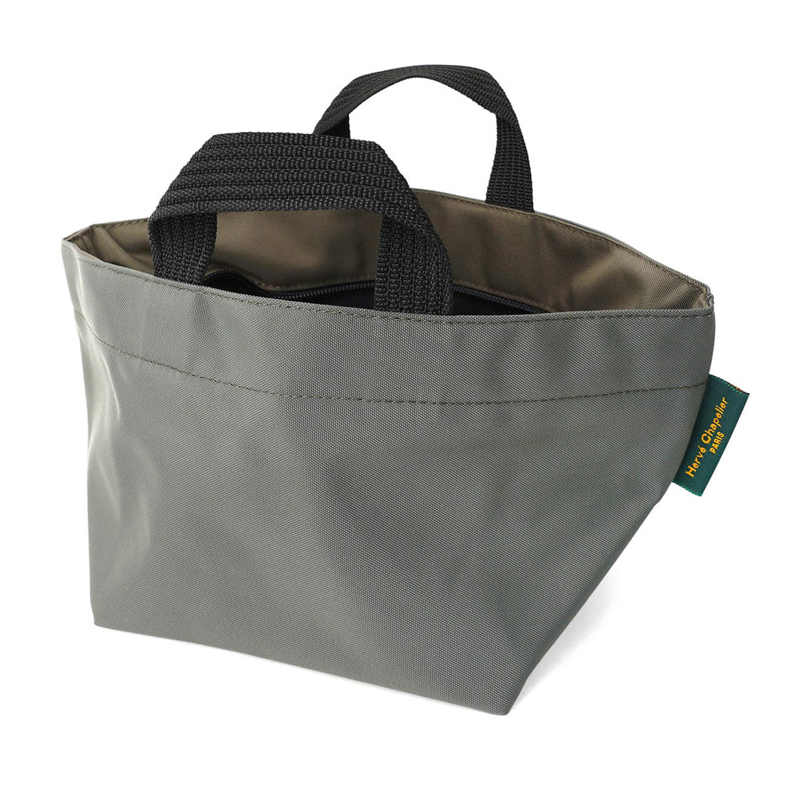 Herve Chapelier Tote Bag Accessories Boat Shape Tote S 901N 0364 FUSIL/TAUPE