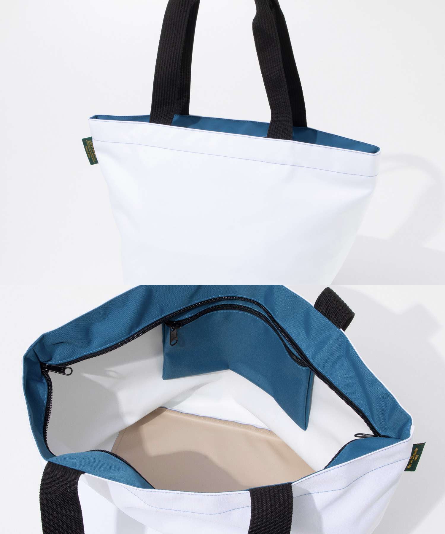 エルベシャプリエ Herve Chapelier エルベシャプリエ Herve Chapelier Shopping bag square bottom ナイロン舟型ショルダー Lサイズ 925N トートバッグ レディース バッグ （ARTIC-PAILLE/1531） ARTIC-PAILLE/1531
