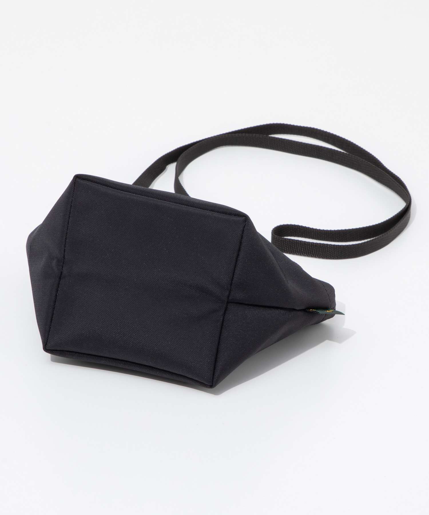 エルベシャプリエ Herve Chapelier エルベシャプリエ Herve Chapelier Mini tote square bottom ナイロン舟型ショルダーバッグ XSサイズ 1927N ショルダーバッグ レディース バッグ （NOIR/09） NOIR/09