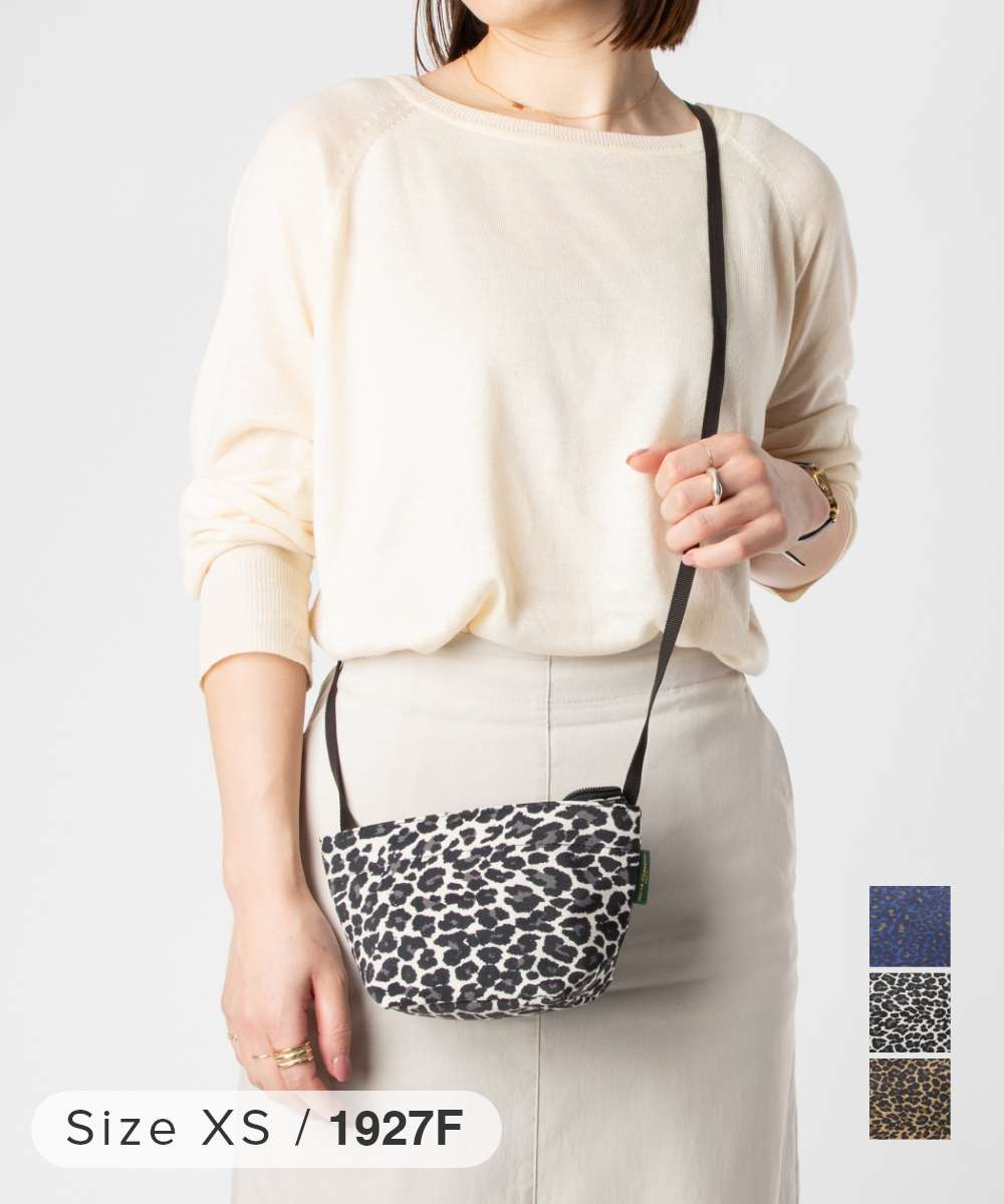 エルベシャプリエ Herve Chapelier エルベシャプリエ Herve Chapelier Mini tote square bottom ナイロン舟型ショルダーバッグ XSサイズ 1927F ショルダーバッグ レディース バッグ （PANTHERE TAUPE-NOIR/F1209） PANTHERE TAUPE-NOIR/F1209
