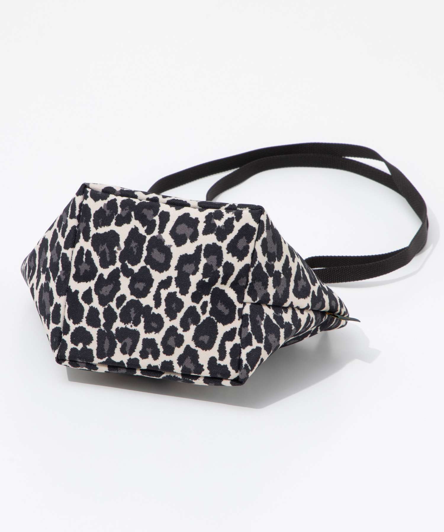 エルベシャプリエ Herve Chapelier エルベシャプリエ Herve Chapelier Mini tote square bottom ナイロン舟型ショルダーバッグ XSサイズ 1927F ショルダーバッグ レディース バッグ （PANTHERE TAUPE-NOIR/F1209） PANTHERE TAUPE-NOIR/F1209