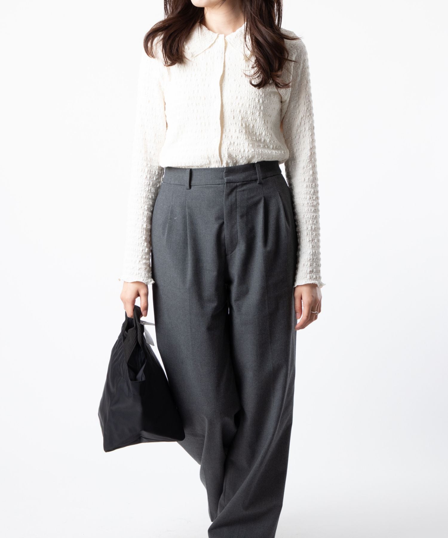 エルベシャプリエ Herve Chapelier 1027N トートバッグ レディース バッグ ミディアム スクエアベース Mサイズ （バレーヌ×ブラン） バレーヌ×ブラン
