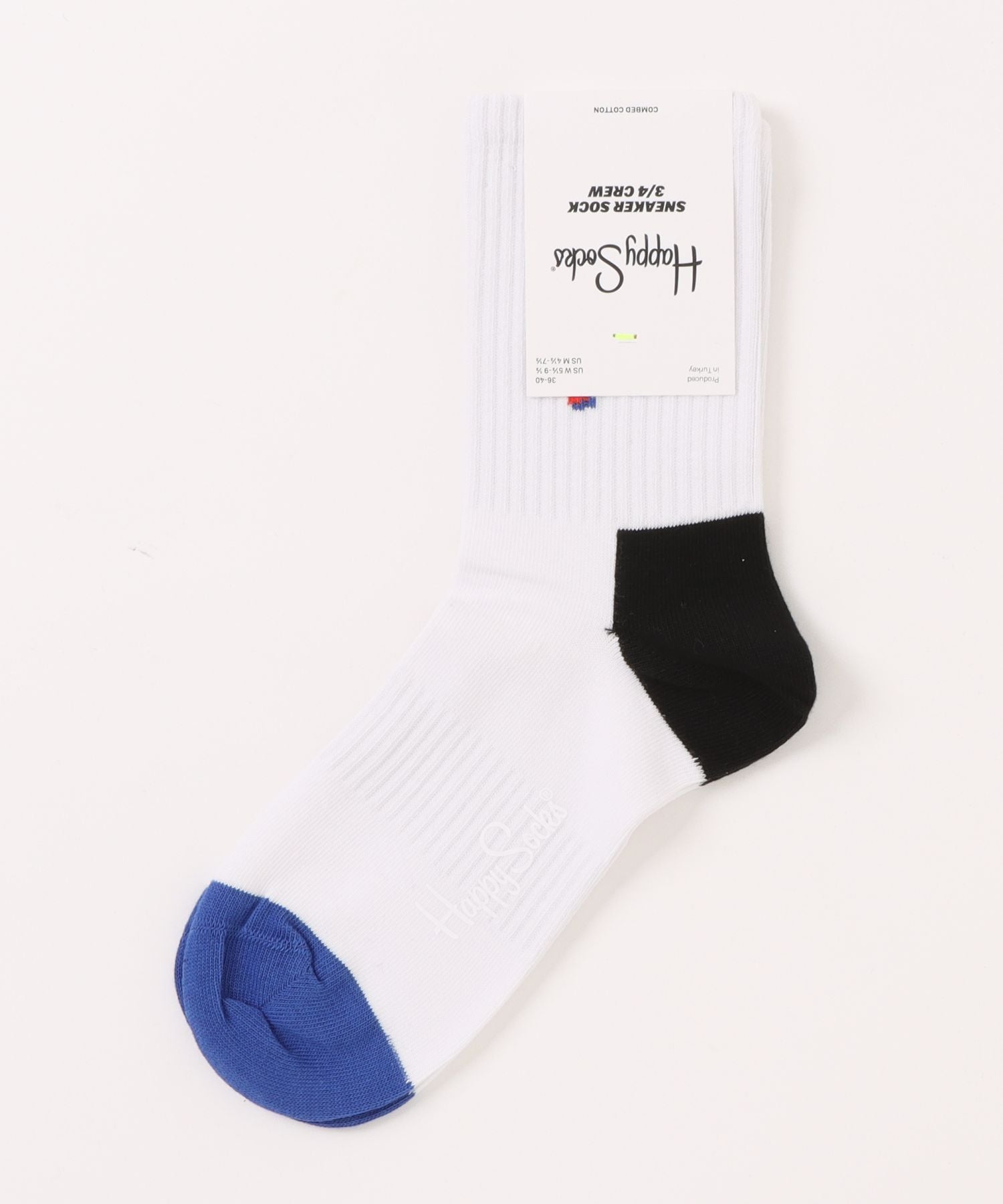 ハッピーソックス Happy Socks 【HAPPY SOCKS】ワンポイントデザインソックス （ホワイト） ホワイト