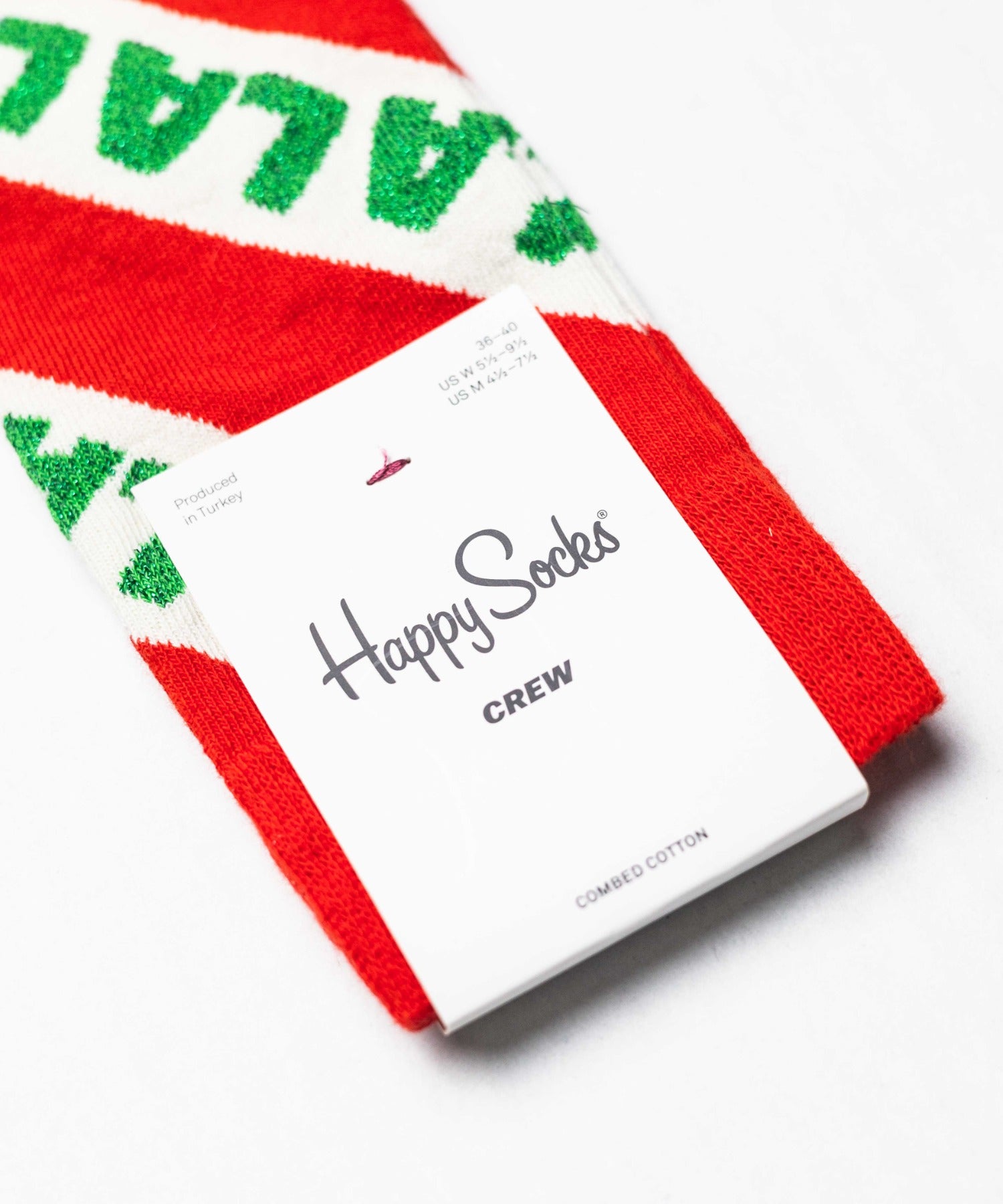 ハッピーソックス Happy Socks 【HAPPY SOCKS】ラメデザインソックス （レッド） レッド