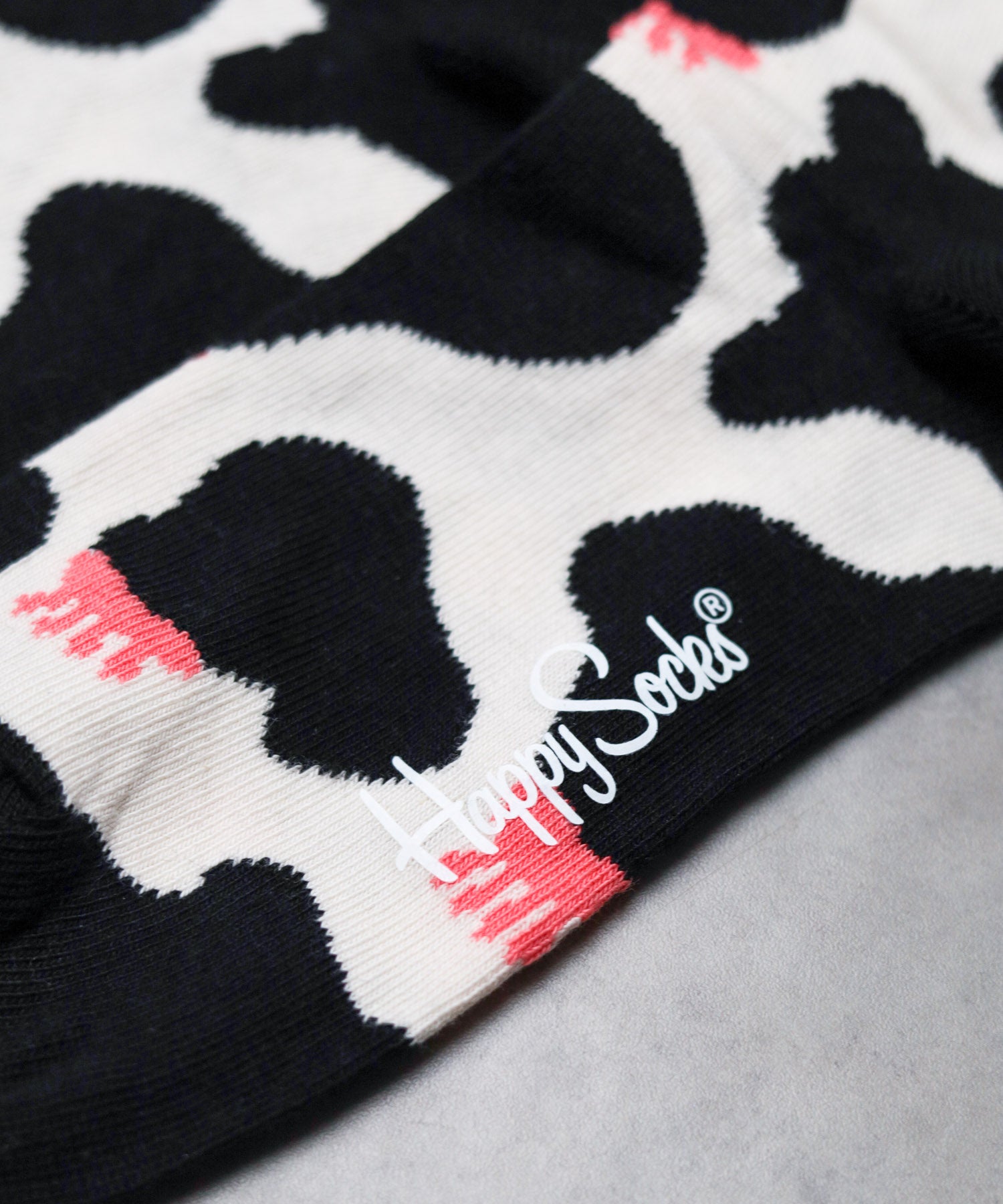 ハッピーソックス Happy Socks 【HAPPY SOCKS】キャッチーデザインソックス （ブラック） ブラック
