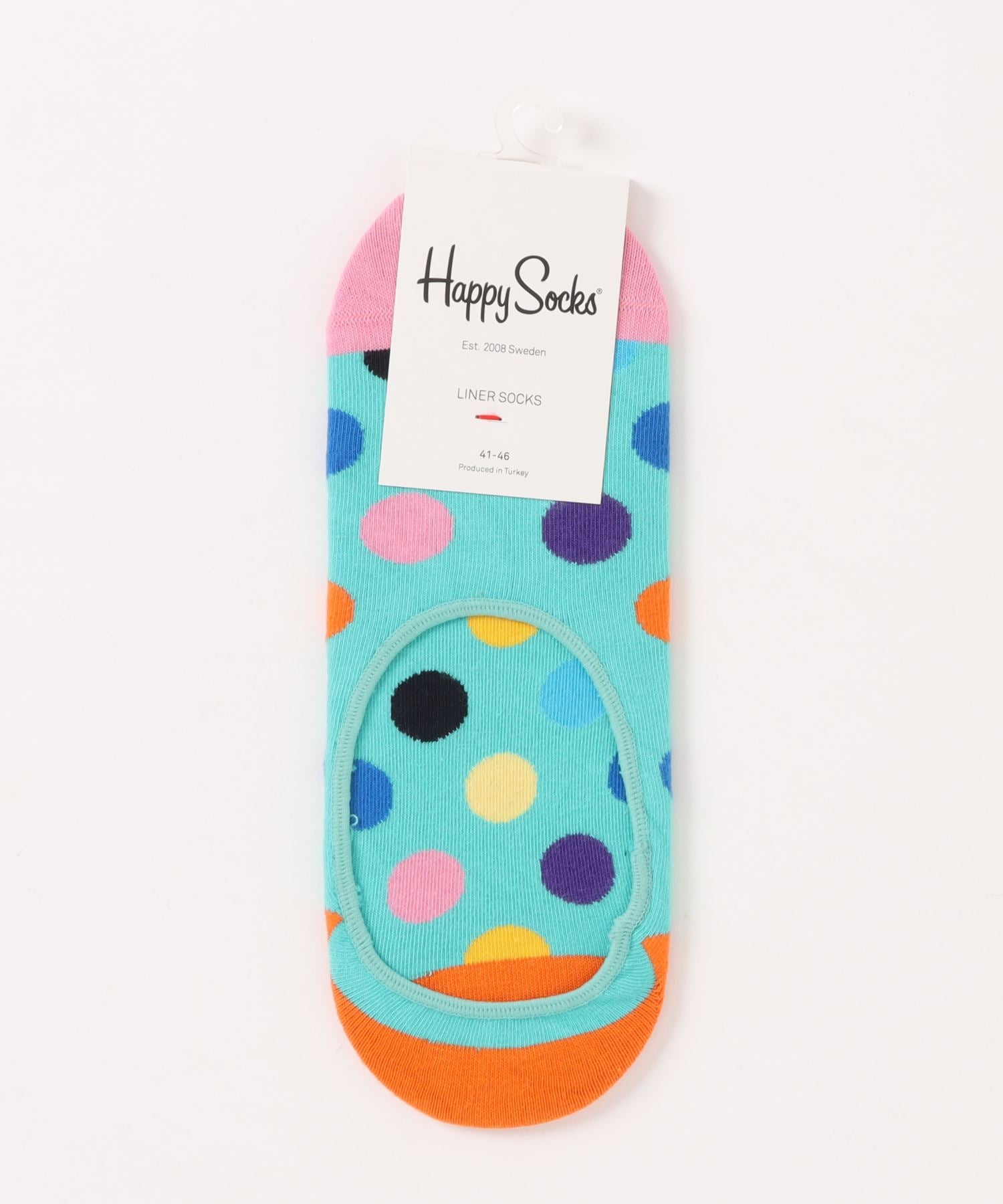ハッピーソックス Happy Socks 【HAPPY SOCKS】ドットデザインローソックス （ホワイト） ホワイト
