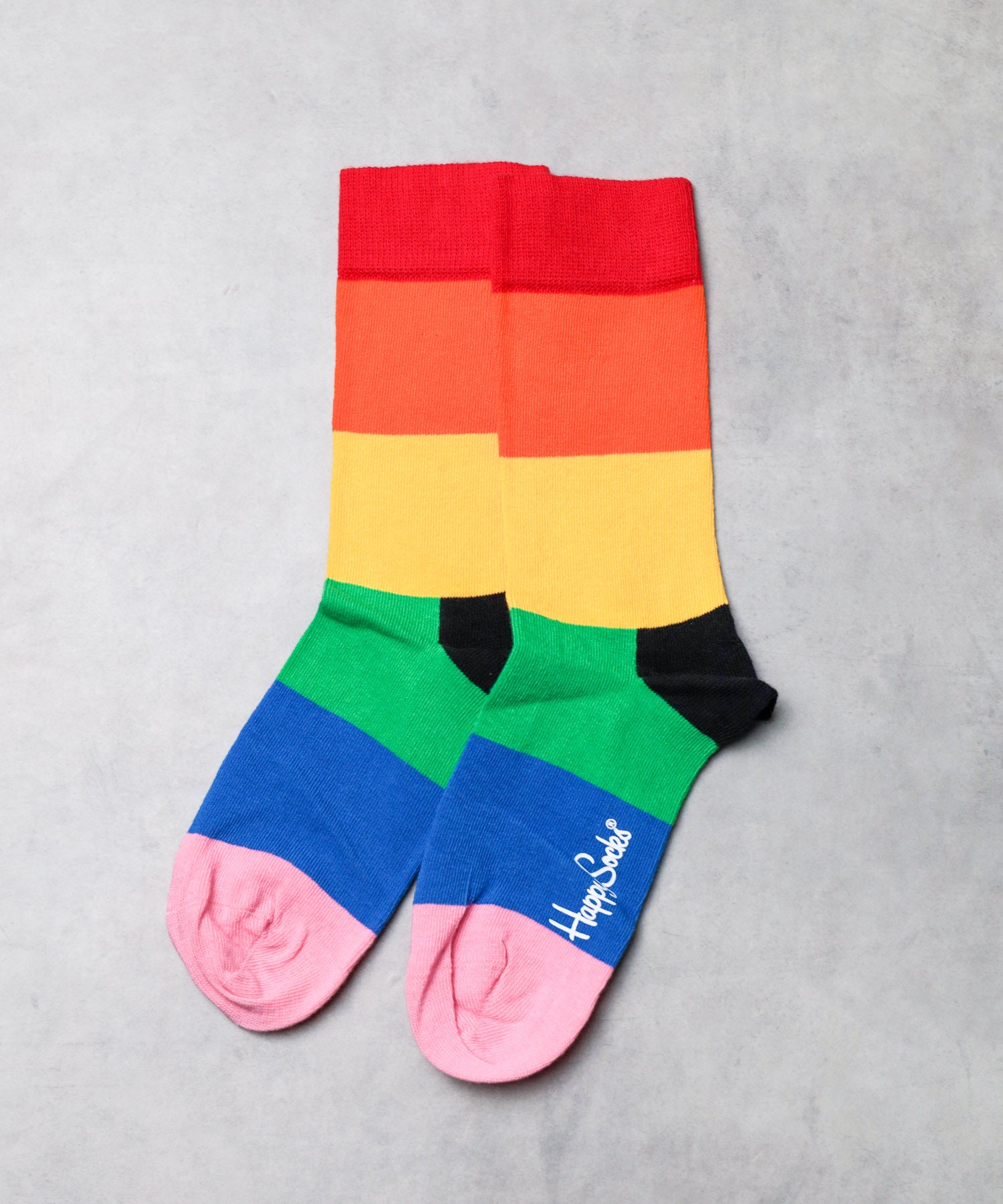 ハッピーソックス Happy Socks 【HAPPY SOCKS】パネルボーダーデザインソックス （その他） その他