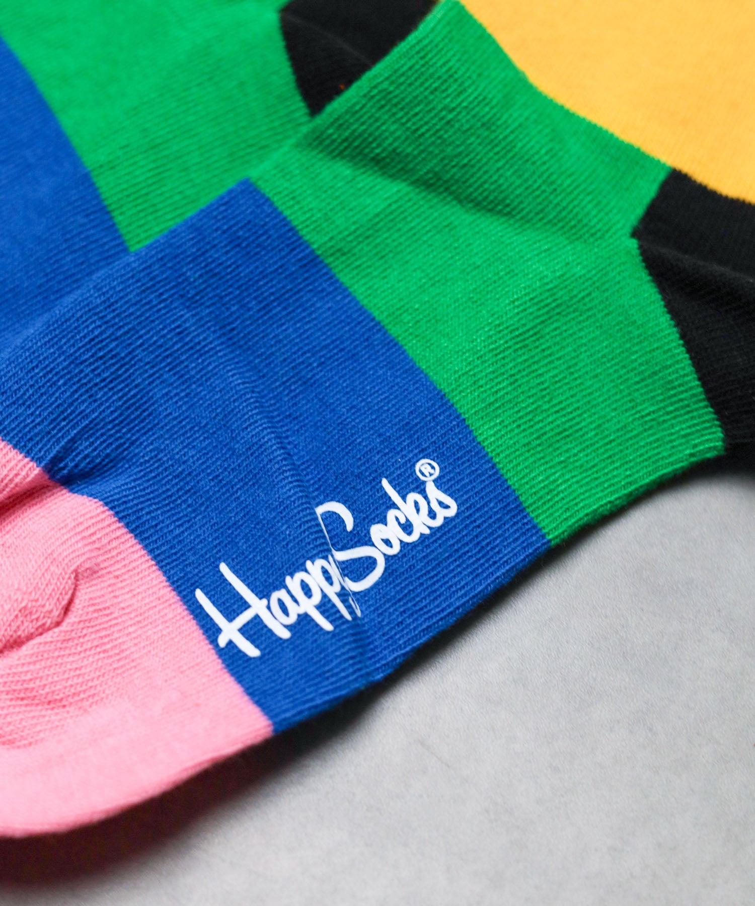 ハッピーソックス Happy Socks 【HAPPY SOCKS】パネルボーダーデザインソックス （その他） その他