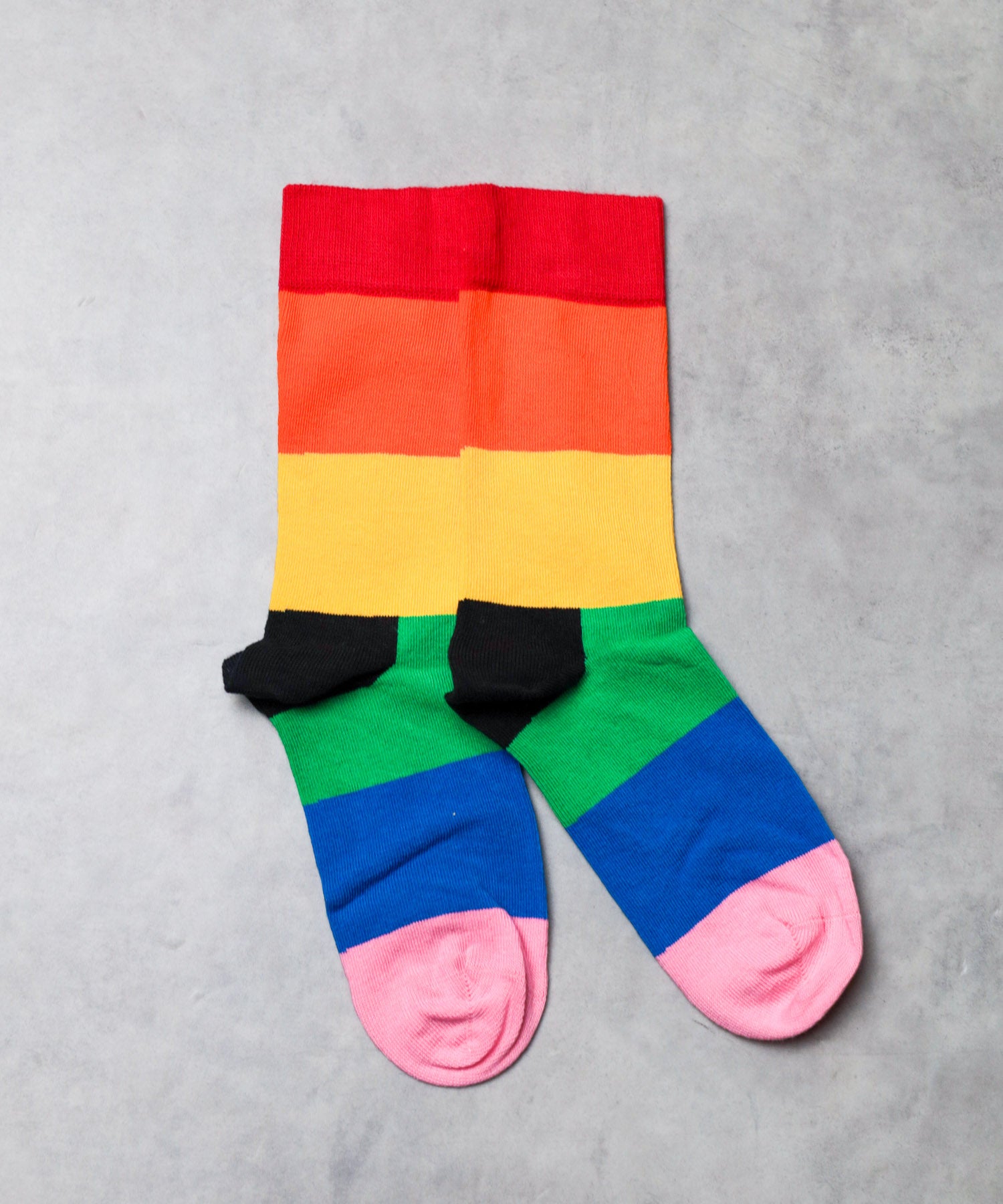ハッピーソックス Happy Socks 【HAPPY SOCKS】パネルボーダーデザインソックス （その他） その他