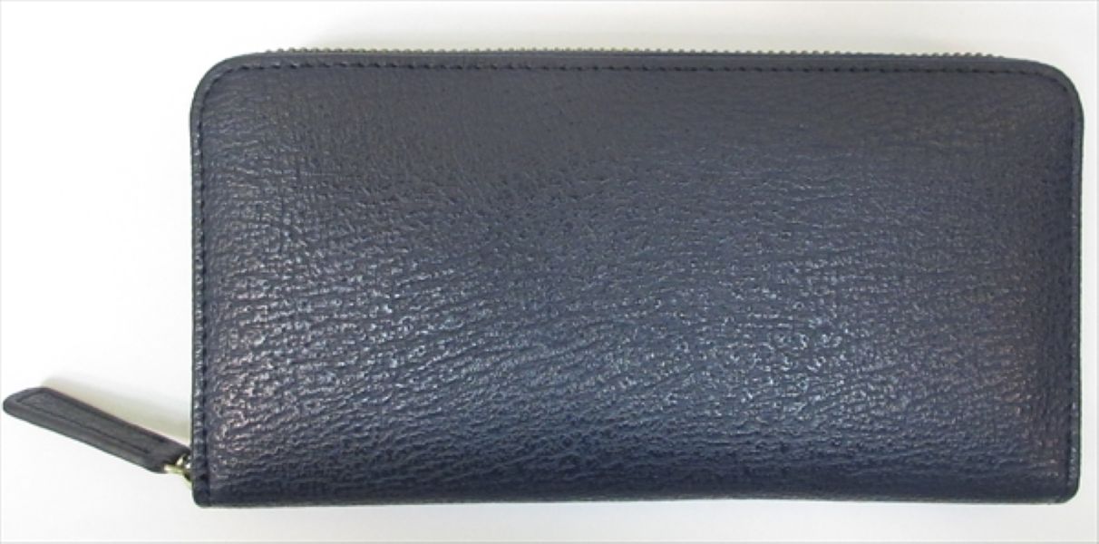 アッシュ・エル H・L ラウンドファスナー財布 （ネイビー） ネイビー