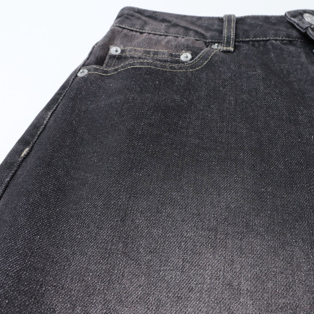 ヒューマンセカンドオケージョン Human 2nd Occasion 12OZデニムワイドパンツ （ブラック） ブラック
