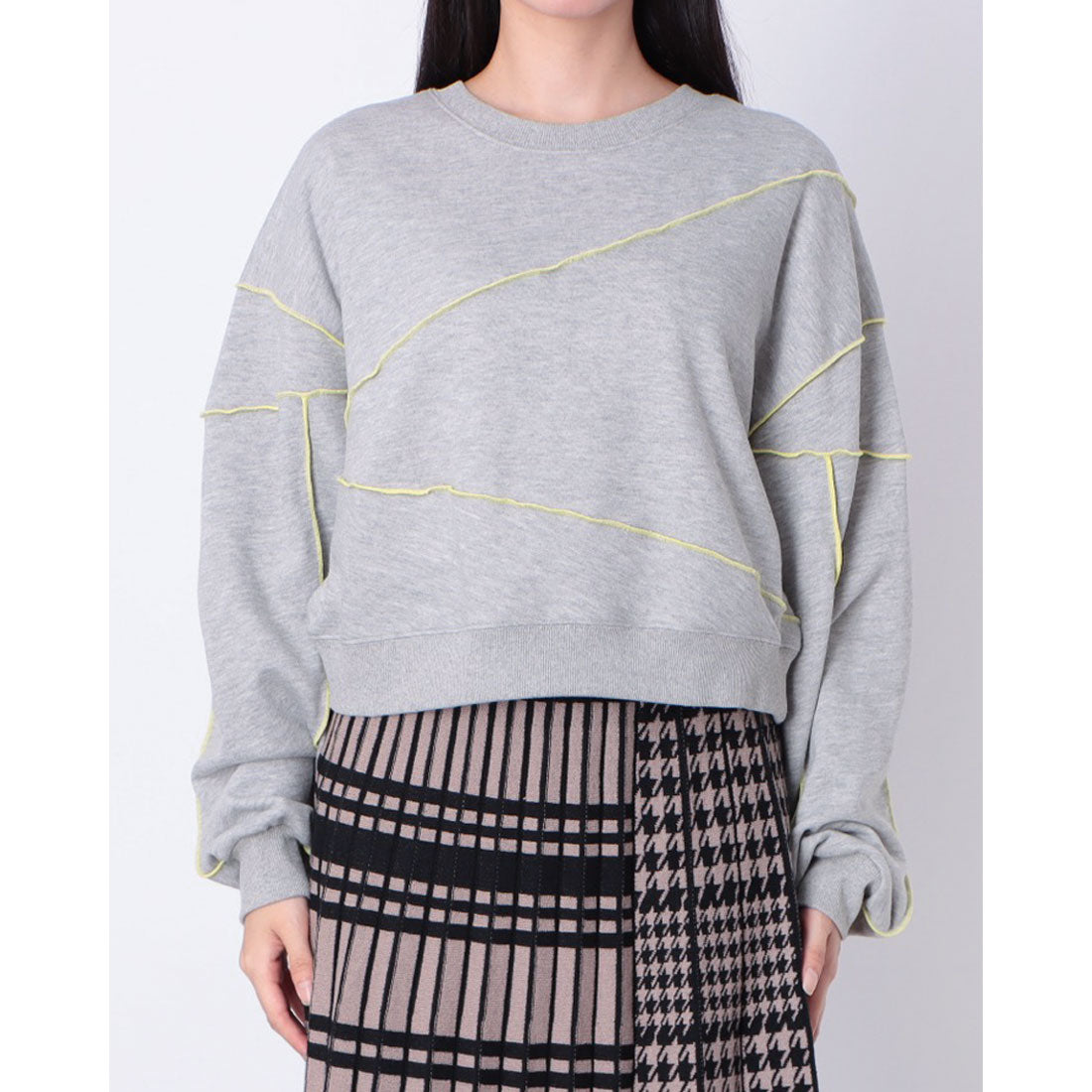 ヒューマンセカンドオケージョン Human 2nd Occasion T/C裏毛メロー配色プルオーバー （グレー） グレー