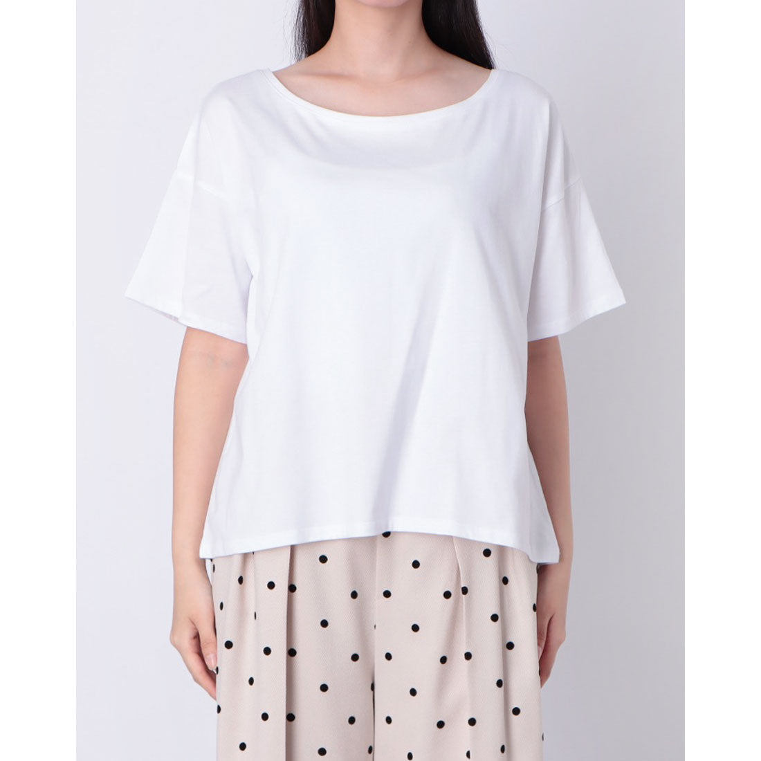 ヒューマンセカンドオケージョン Human 2nd Occasion ドロップショルダー無地Tシャツ （ホワイト） ホワイト