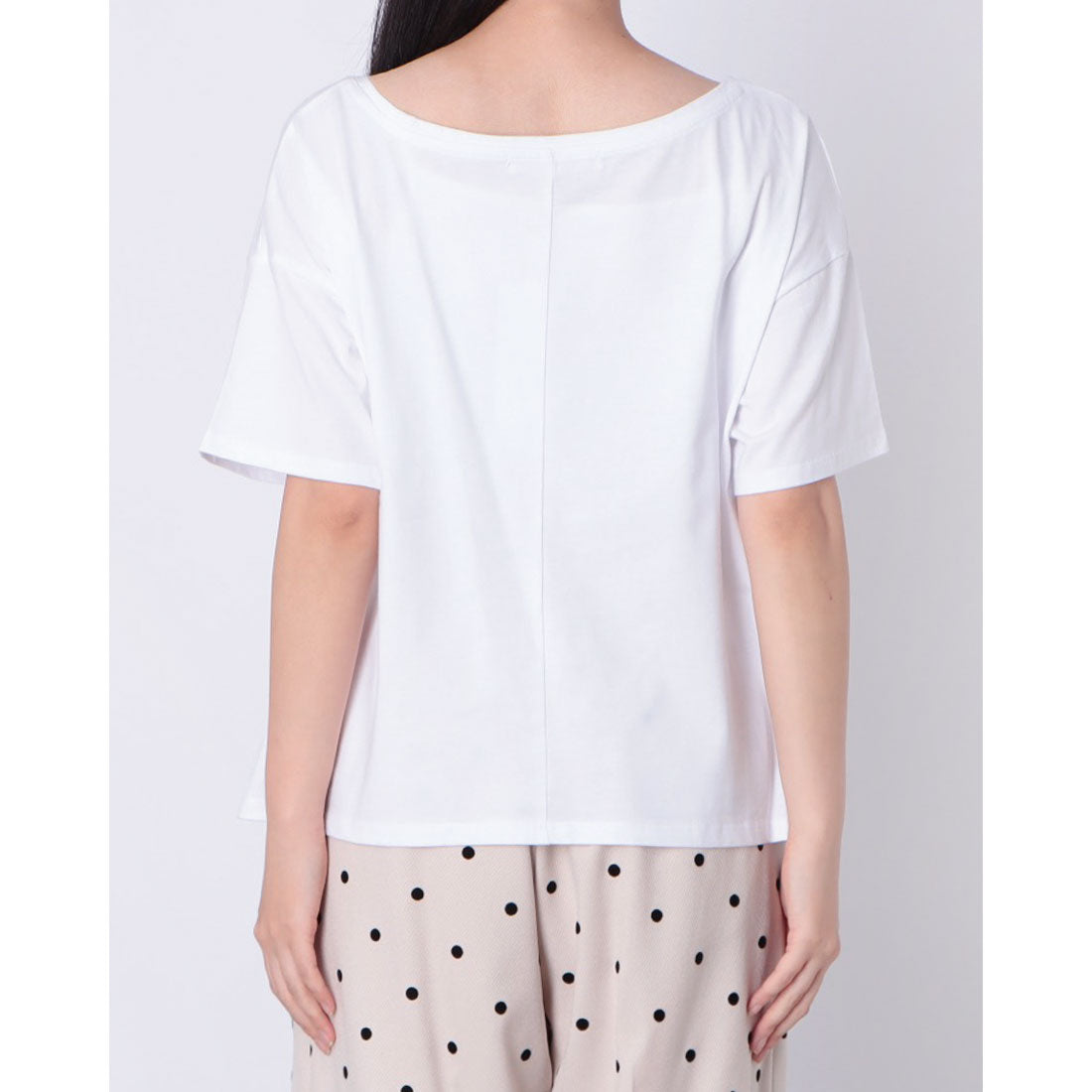 ヒューマンセカンドオケージョン Human 2nd Occasion ドロップショルダー無地Tシャツ （ホワイト） ホワイト
