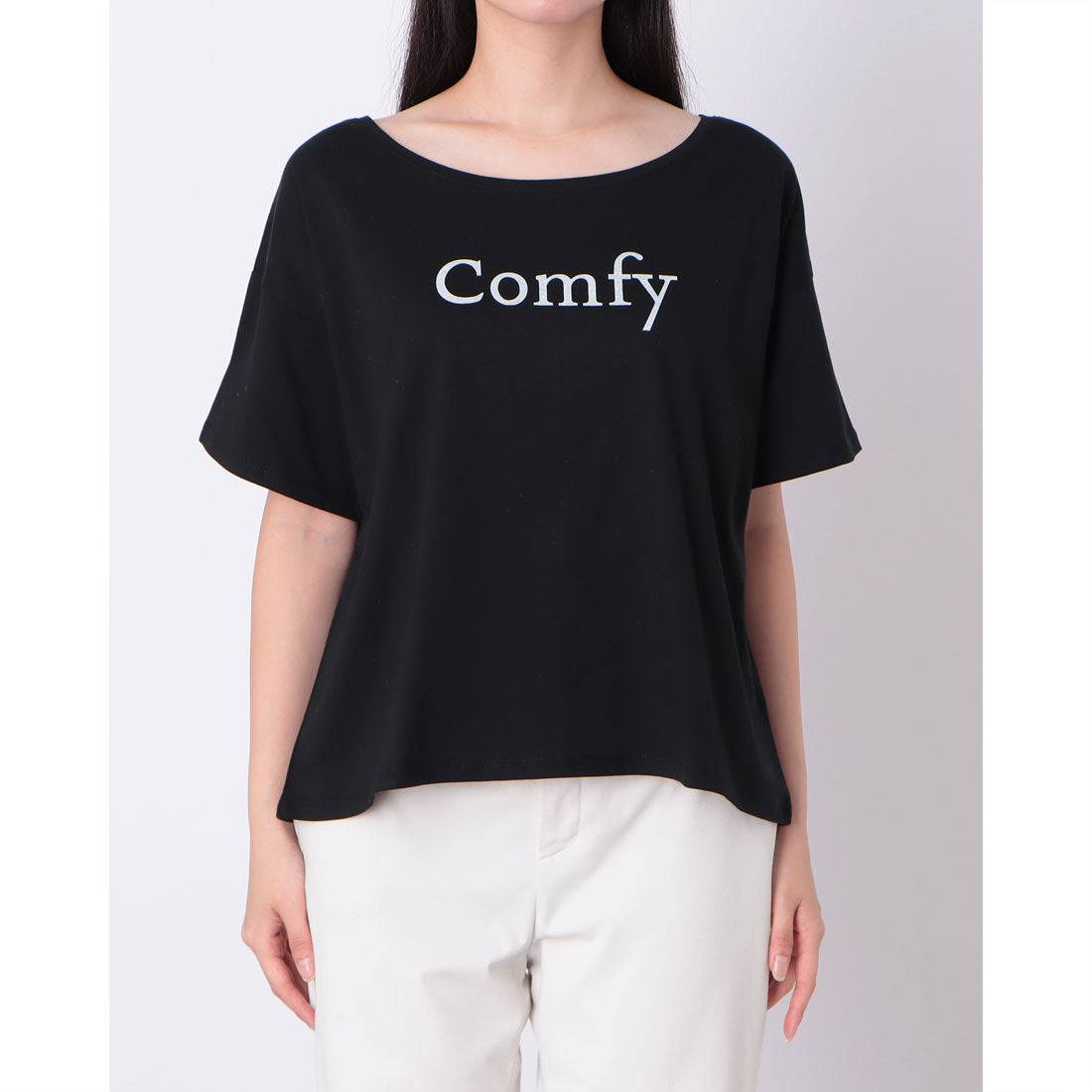 ヒューマンセカンドオケージョン Human 2nd Occasion ドロップショルダーロゴTシャツ （ブラック） ブラック
