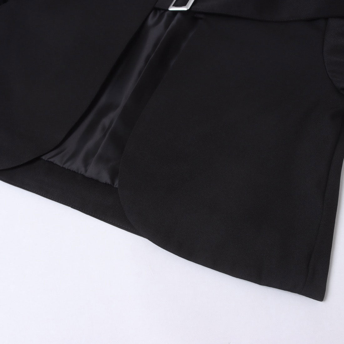 ヒューマンセカンドオケージョン Human 2nd Occasion ツイルノーカラーショートジャケット （チャコールグレー） チャコールグレー