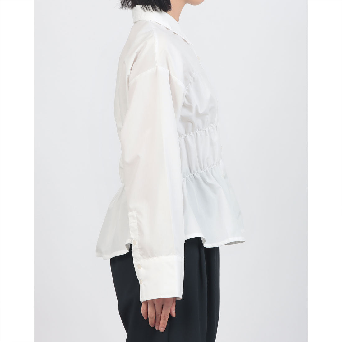 ヒューマンセカンドオケージョン Human 2nd Occasion T/Cブロードシャーリングシャツ （サックス） サックス