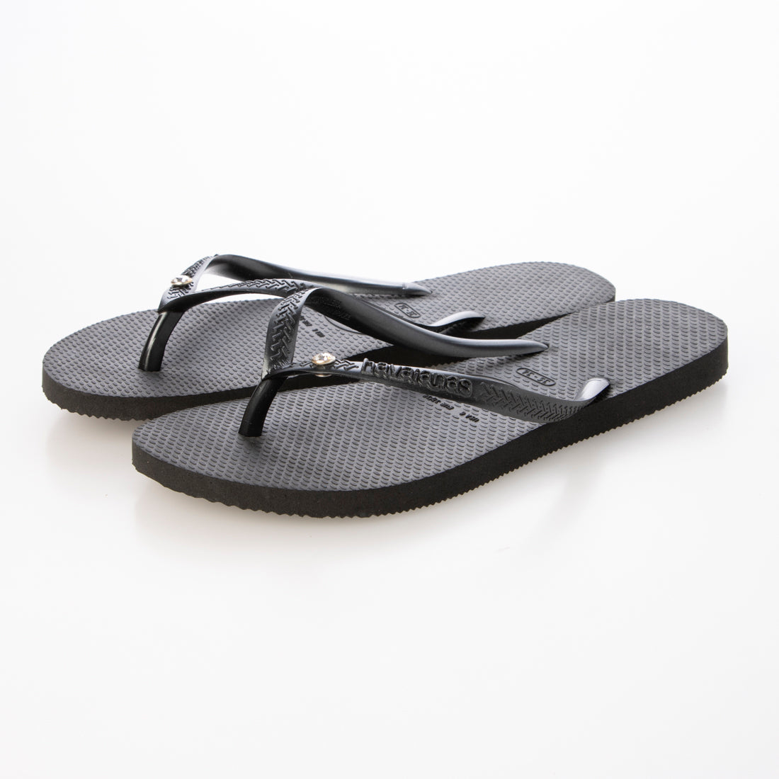 ハワイアナス Havaianas Slim-Crystal-Sw-II-Black （Black） Black