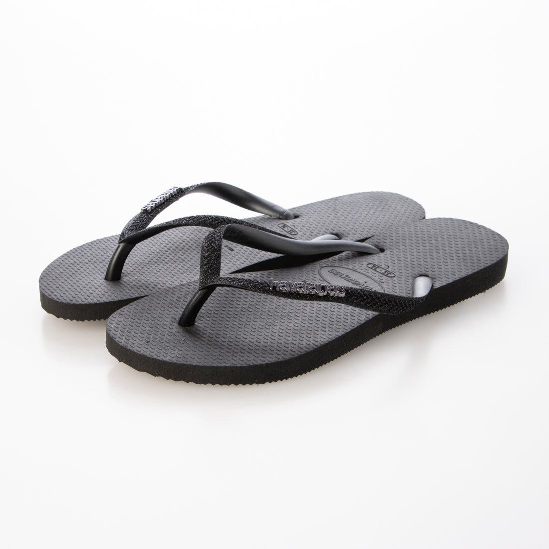 ハワイアナス Havaianas Slim-Glitter-ll-BLACK-BLACK （BLACK/BLACK） BLACK/BLACK