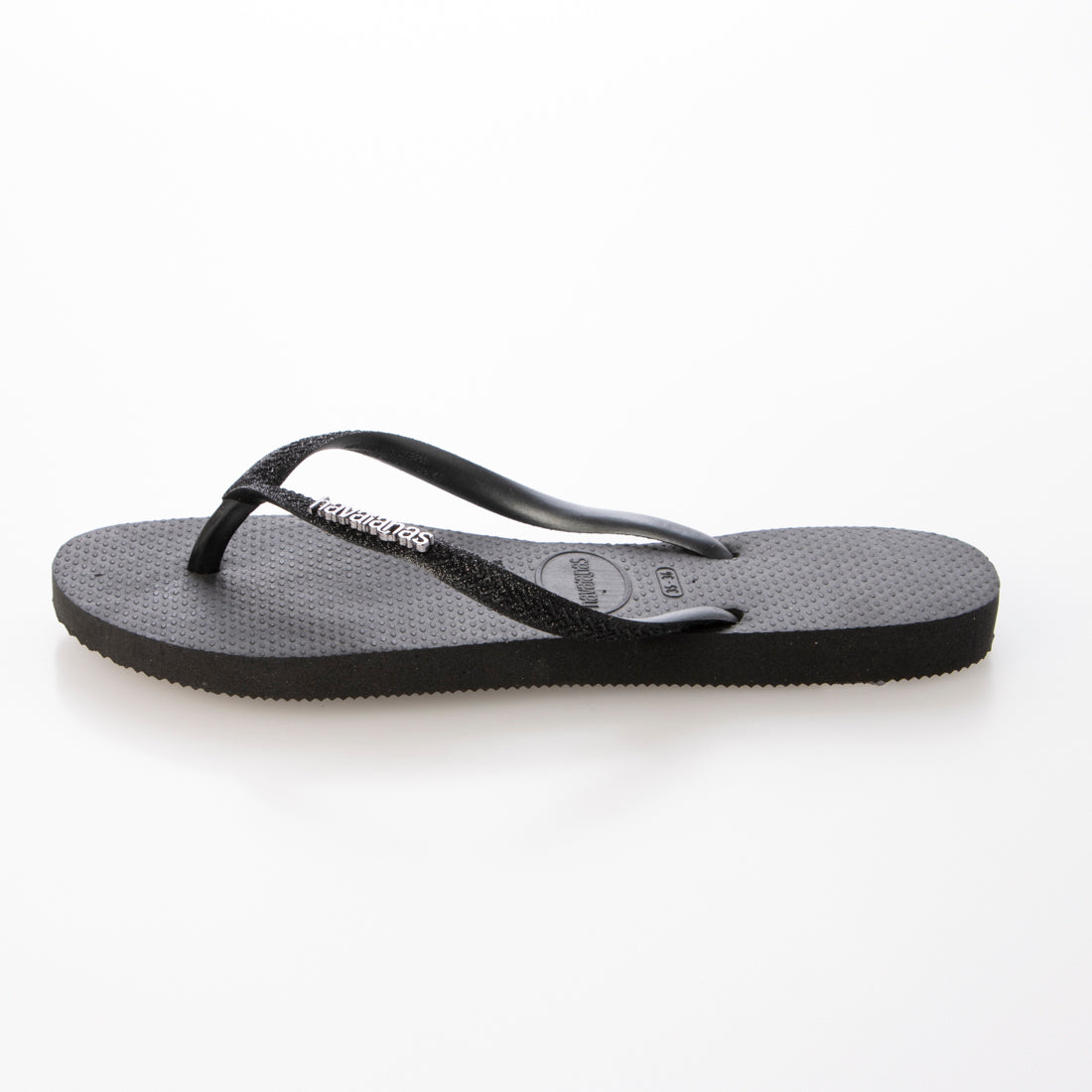 ハワイアナス Havaianas Slim-Glitter-ll-BLACK-BLACK （BLACK/BLACK） BLACK/BLACK
