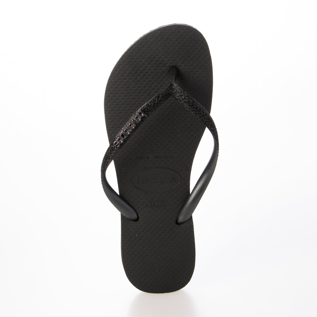ハワイアナス Havaianas Slim-Glitter-ll-BLACK-BLACK （BLACK/BLACK） BLACK/BLACK