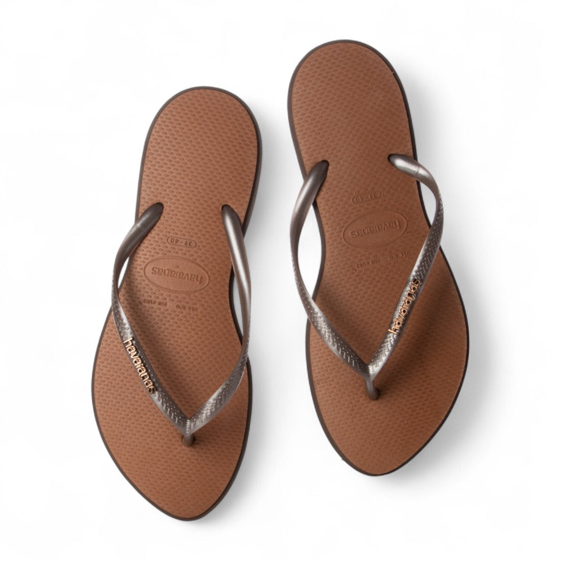 ハワイアナス Havaianas Slim-Point-Dark-Brown （DARK BROWN） DARK BROWN